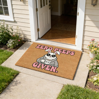 Zero Peeps Given Doormat